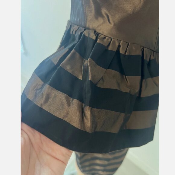 Vintage ISABELLE ALLARD chocolate dress with bows, size 40 🎀✨ - Picture 11 of 14